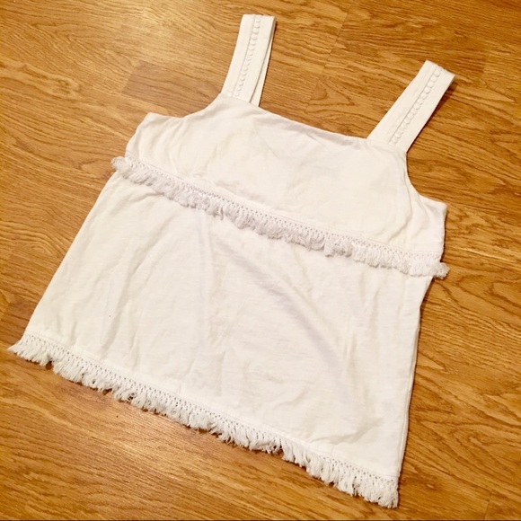 J. Crew Tops - J Crew Boho Tank Sleeve Embroidered Top/Blouse